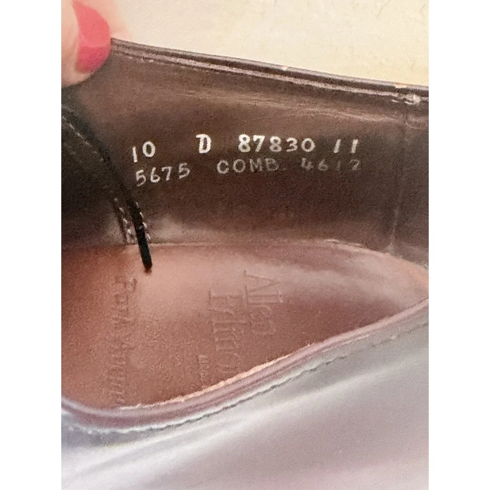 Allen Edmonds Park Avenue Leather Cap Toe‎ Oxford Shoes US 10D Mens Career